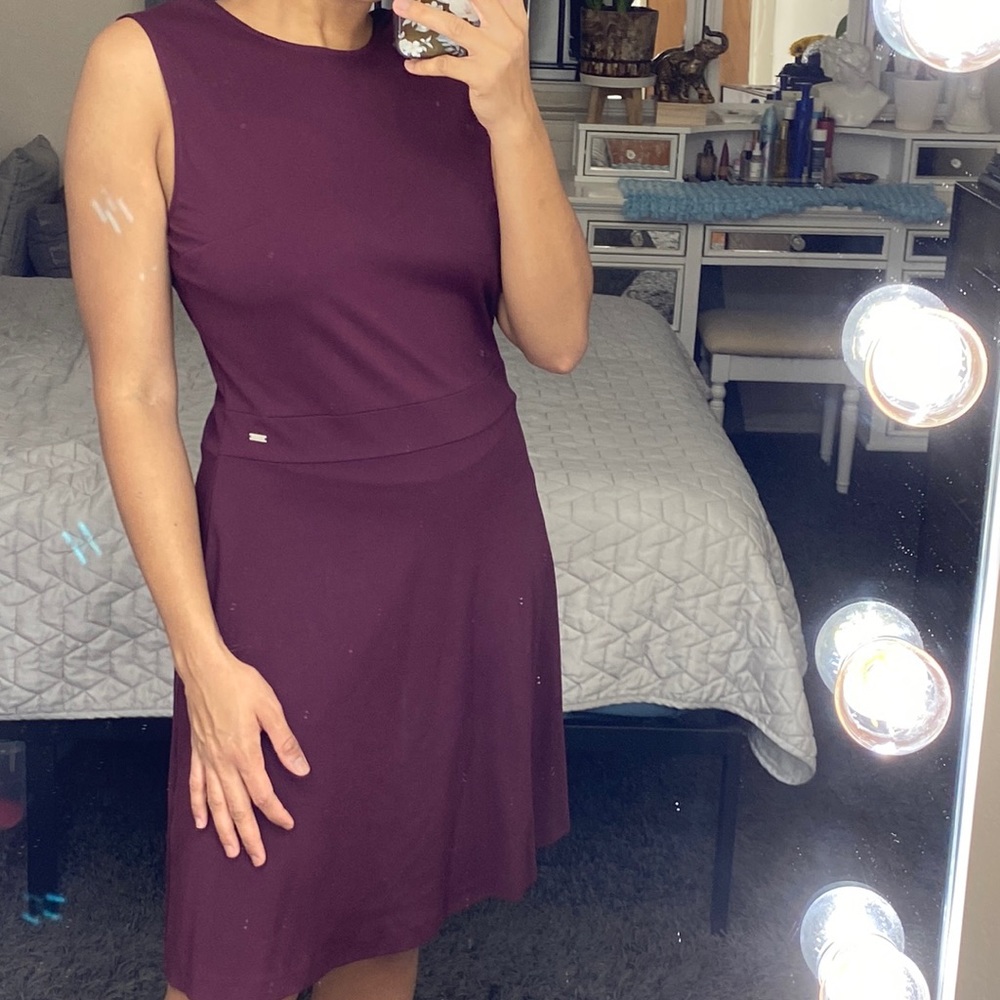 Armani Exchange size Large burgundy dress new with tag